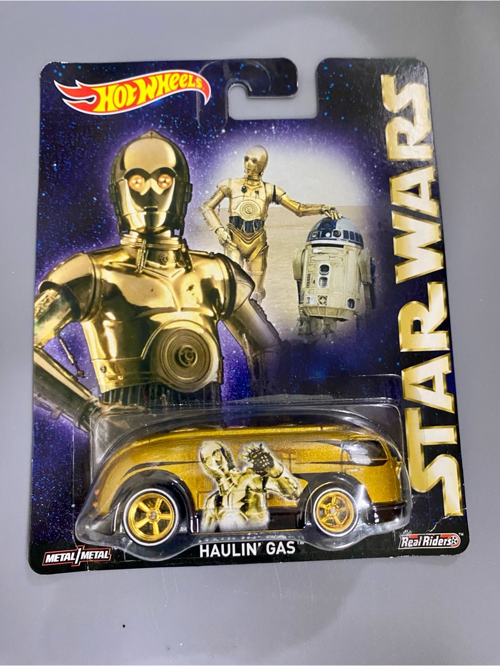 Hot Wheels 2015 Star Wars C-3PO Haulin’ Gas Die Cast Metal Vehicle